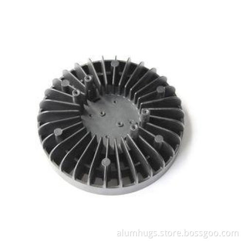 Custom ADC12 Aluminium Die Casting Products Extruded Heat S